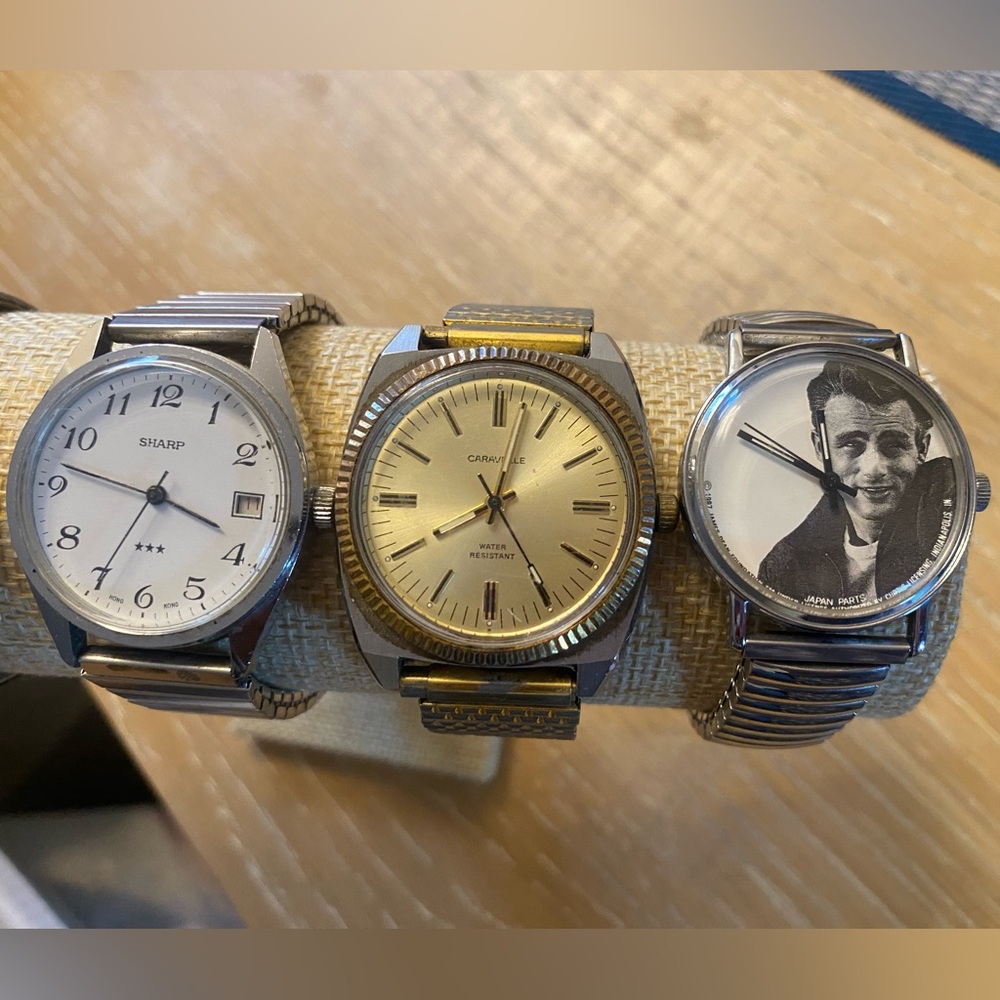 Wind up vintage watches.